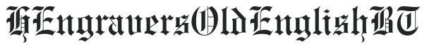 H_Engravers Old English BT preview