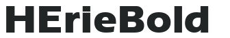 HErie Bold preview