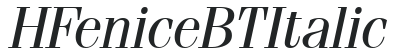 H_Fenice BT Italic preview