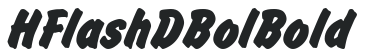 H_FlashDBol Bold letters preview