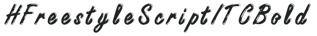 H_Freestyle Script ITC Bold letters preview