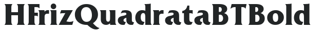 H_Friz Quadrata BT Bold preview