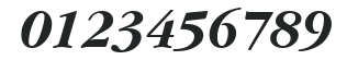 H_Gatineau Bold Italic numbers preview