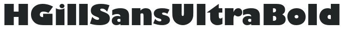 H_Gill Sans Ultra Bold preview