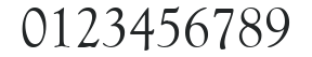 H_Goudy Old Style BT numbers preview