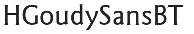 H_Goudy Sans BT preview