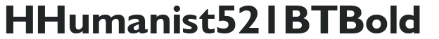 H_Humanist 521 BT Bold preview