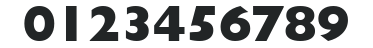 H_Humanist 521 Extra Bold BT numbers preview