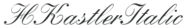 HKastler Italic preview
