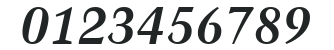 H_Kuenstler 480 BT BoldItalic numbers preview