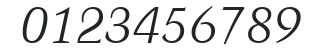 H_Kuenstler 480 BT Italic numbers preview