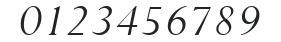 H_Lapidary 333 BT Italic numbers preview