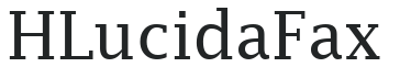 H_Lucida Fax preview