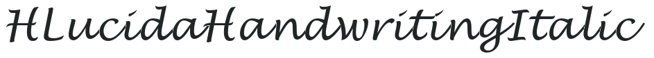 H_Lucida Handwriting Italic preview