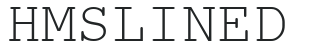 H_MSLINED letters preview