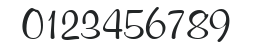 HMuralScript numbers preview