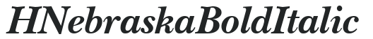HNebraska Bold Italic preview