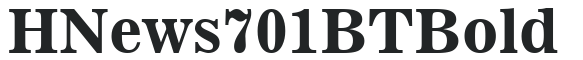 H_News 701 BT Bold preview