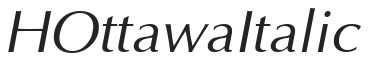 HOttawa Italic preview