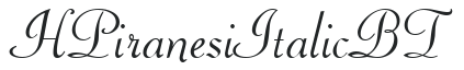 H_Piranesi Italic BT preview