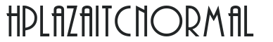 H_Plaza ITCNormal letters preview