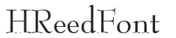 H_ReedFont preview