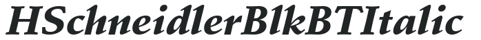 H_Schneidler Blk BT Italic preview
