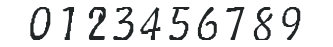 H_ScriptNormal Italic numbers preview
