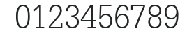 H_SlabSerif Normal numbers preview