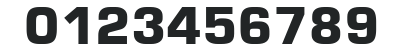 H_Square 721 BT Bold numbers preview