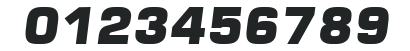 H_Square 721 Blk Italic numbers preview
