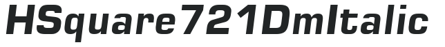 H_Square721 Dm Italic preview