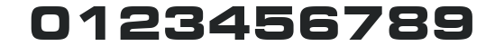 H_Square 721 Extended BT Bold numbers preview