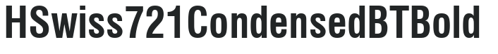 H_Swiss 721 Condensed BT Bold preview