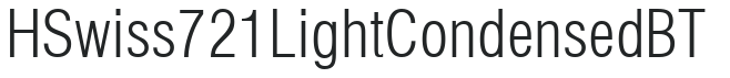 H_Swiss 721 Light Condensed BT preview