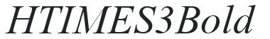 H_TIMES3 Bold letters preview