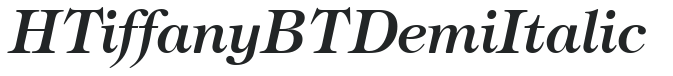 H_Tiffany BT DemiItalic preview
