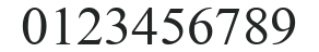 H Times New Roman numbers preview