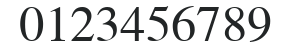 H_Times Roman numbers preview