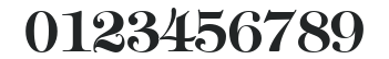 HTimpani Bold numbers preview