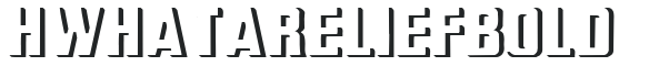 H_WhatARelief Bold preview