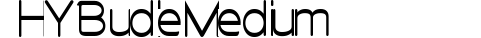 HYBudle-Medium preview