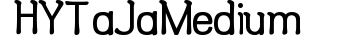 HYTaJa-Medium preview