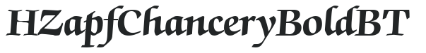 H_Zapf Chancery Bold BT preview