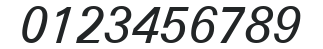 H_Zurich BT Italic numbers preview