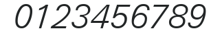 H_Zurich Light BT Italic numbers preview