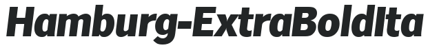 Hamburg-ExtraBoldIta preview