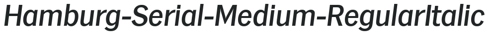 Hamburg-Serial-Medium-RegularItalic preview