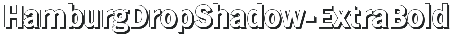 HamburgDropShadow-ExtraBold preview