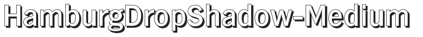 HamburgDropShadow-Medium preview